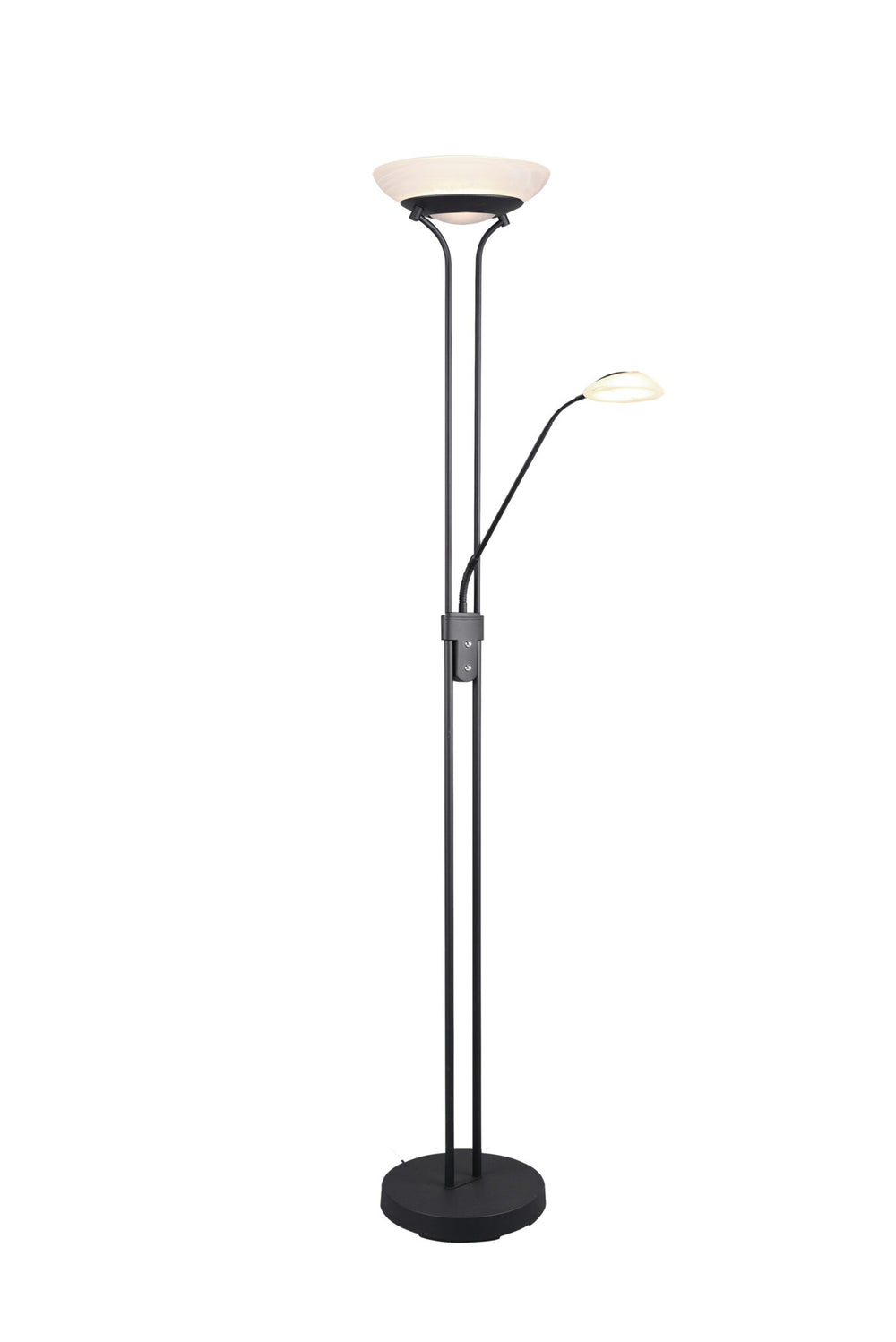 Trio Orson Black Mat Metal LED Floor Lamp R40073532
