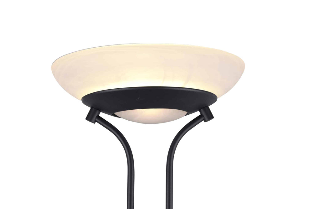 Trio Orson Black Mat Metal LED Floor Lamp R40073532
