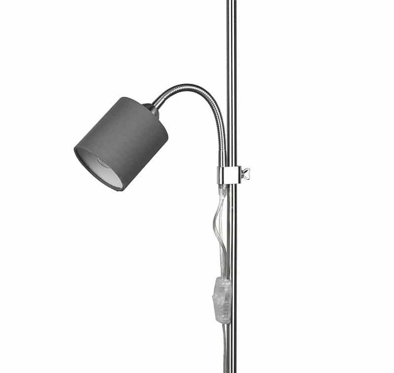 Trio Owen Matte Nickel Metal Floor Lamp R40192007