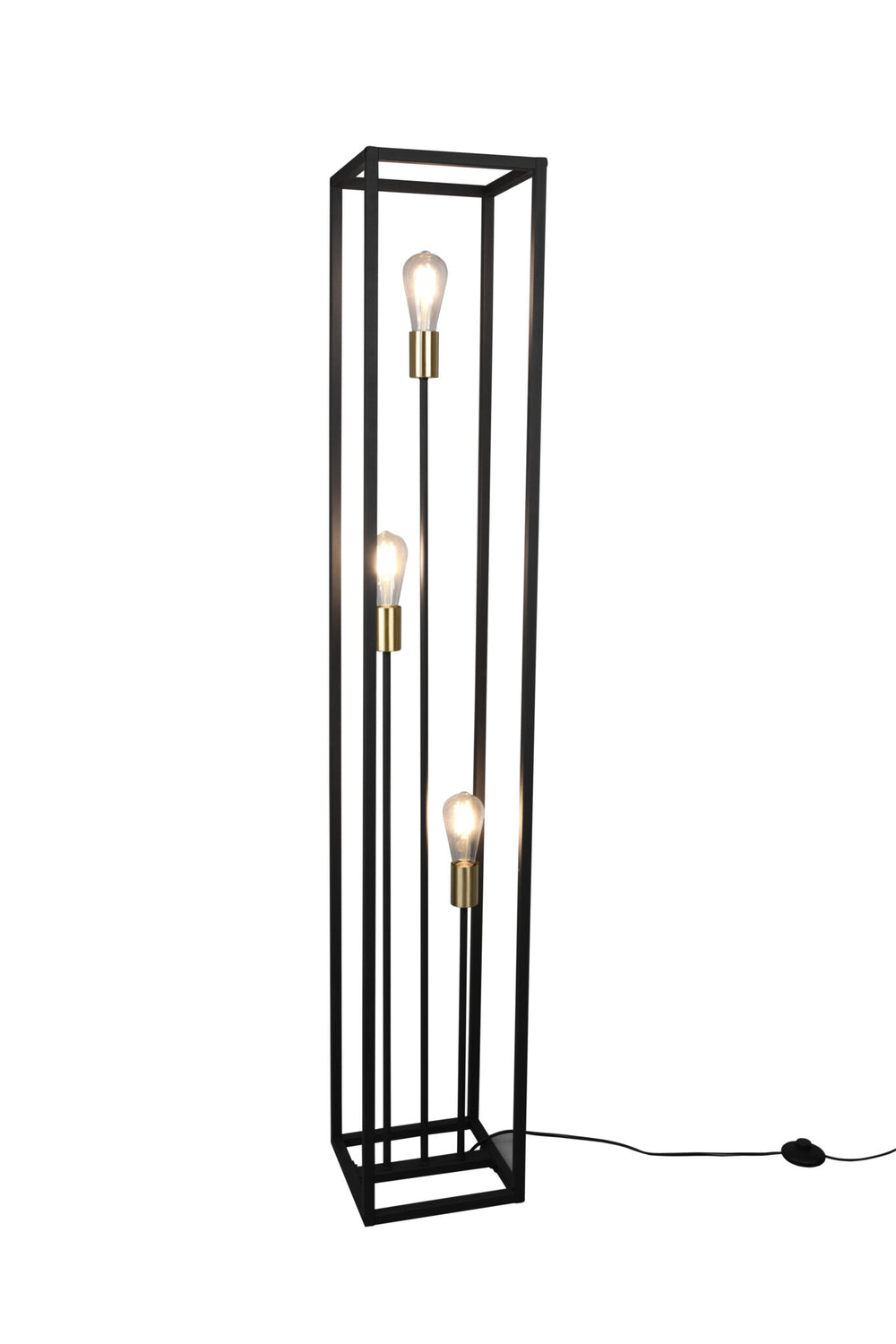 Trio Vito Black Mat Metal Floor Lamp R40193032
