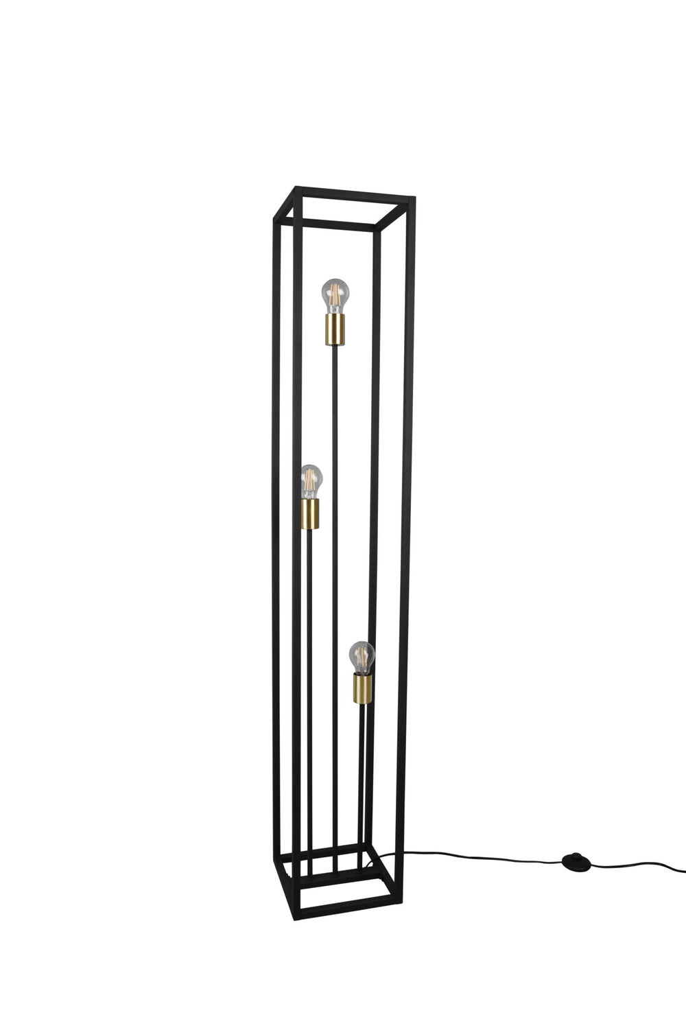 Trio Vito Black Mat Metal Floor Lamp R40193032