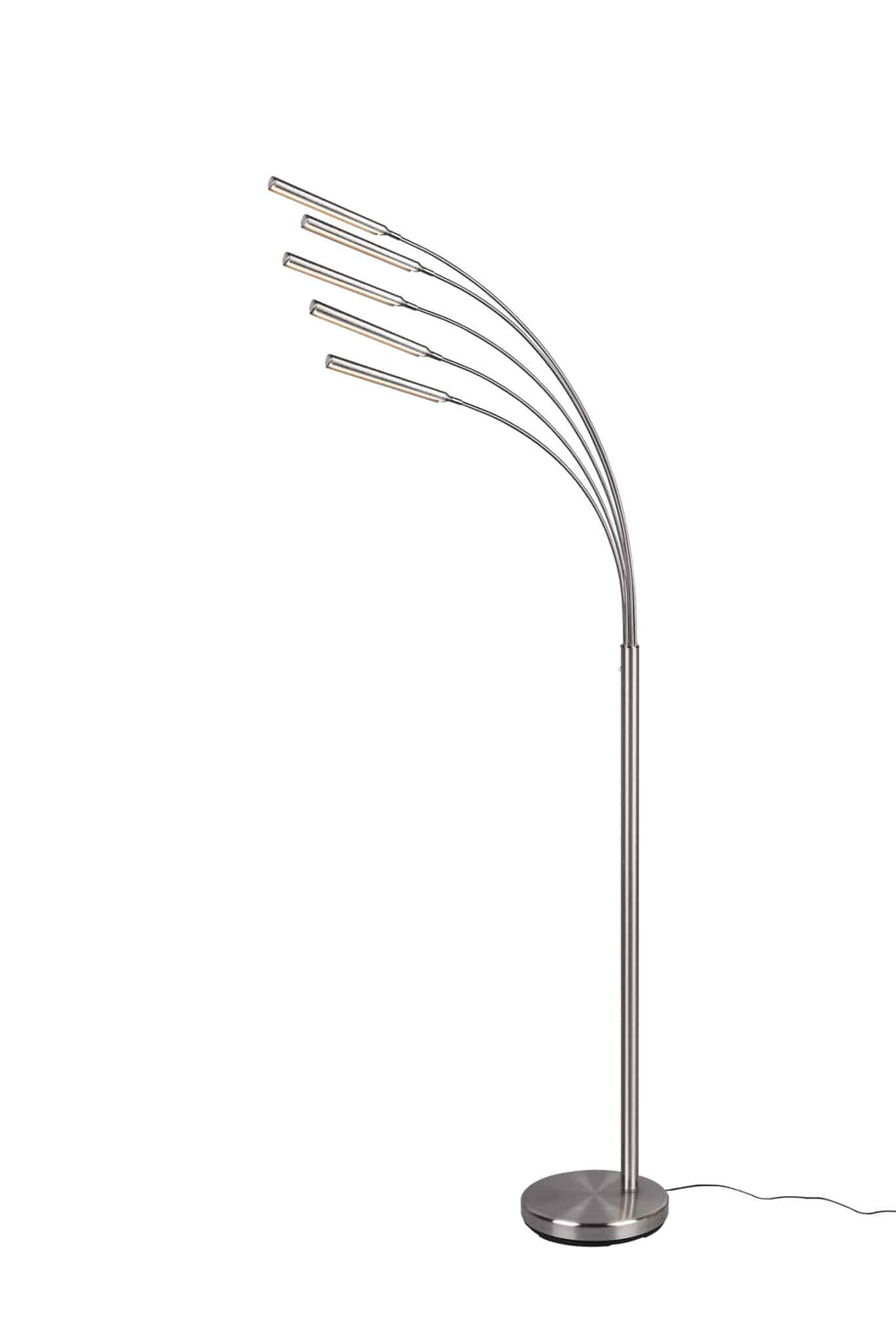 Trio Reed Matte Nickel Metal LED Floor Lamp R41031507