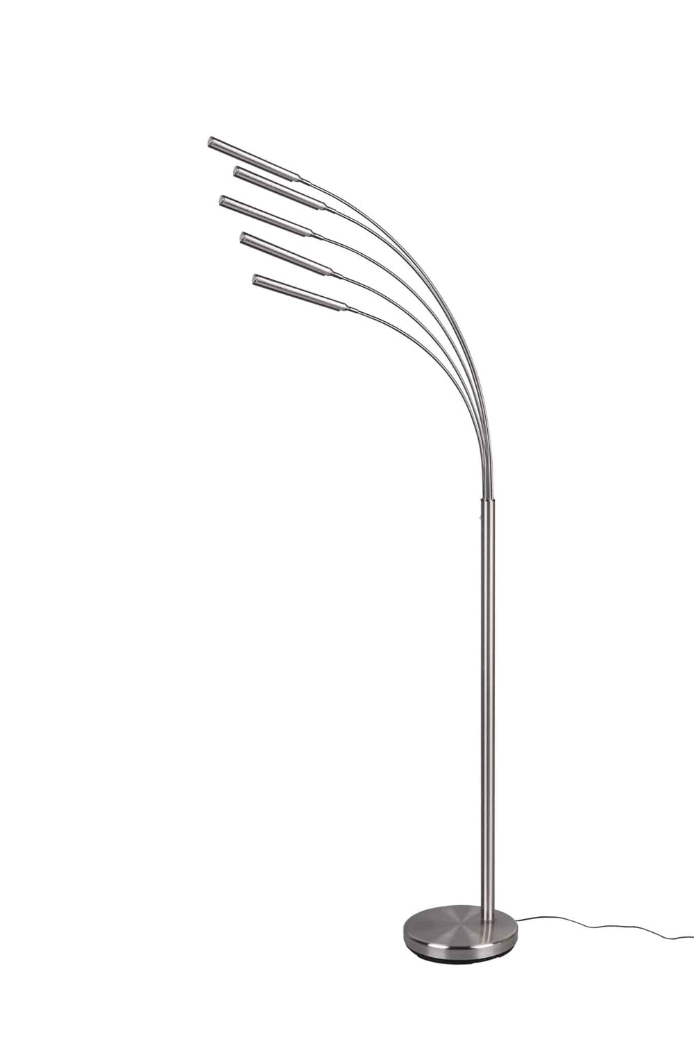Trio Reed Matte Nickel Metal LED Floor Lamp R41031507