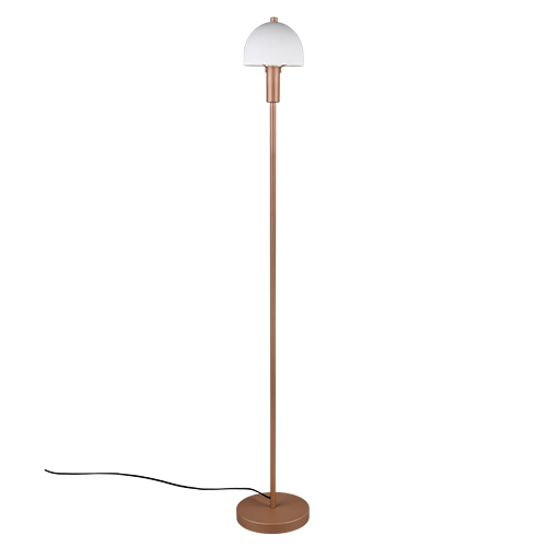 Lámpara de pie Trio Glenn LED marrón café 3000K 120cm R41961065