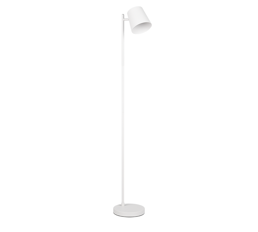 Lámpara de pie Trio Blake LED blanco mate táctil 3000K 125cm R42111131