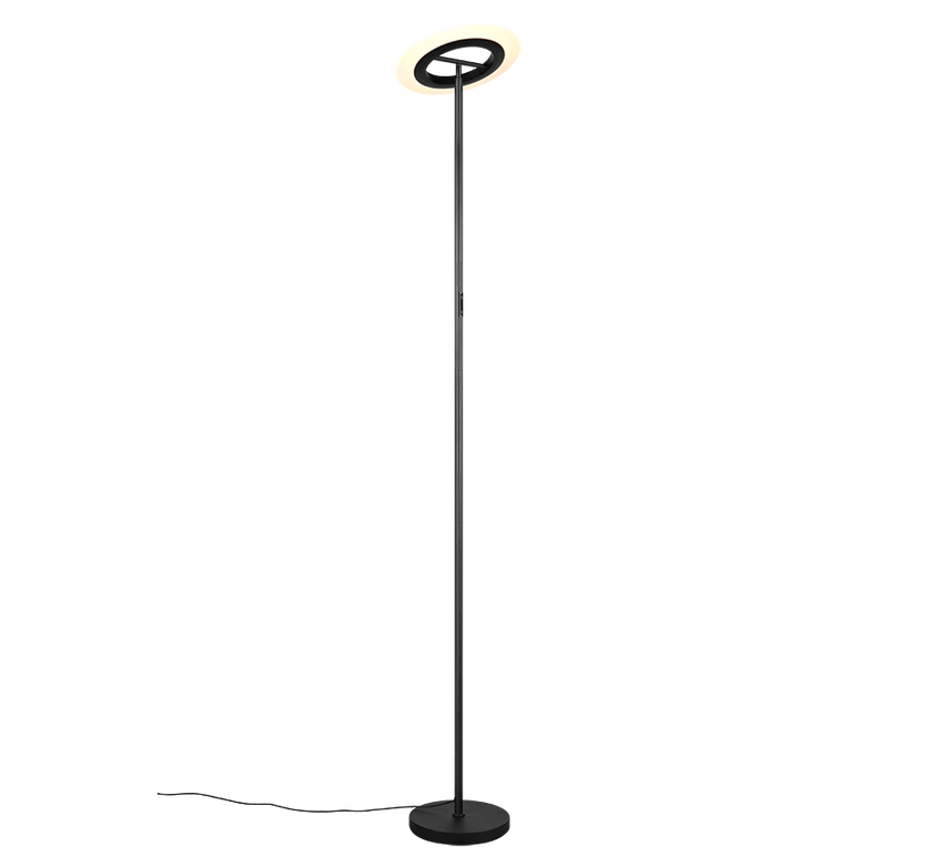 Lámpara de pie Trio Samba LED negro mate CCT 175cm R43411132