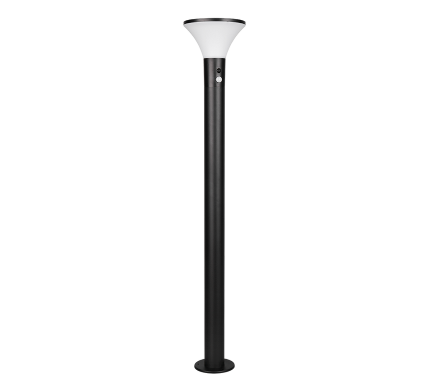 Baliza de exterior Trio Gorda LED negro mate solar 4000K IP44 100cm R44676132
