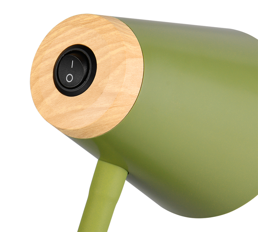 Lámpara de pie Trio Pongo LED verde 3000K 145cm R45831115 - vista 2