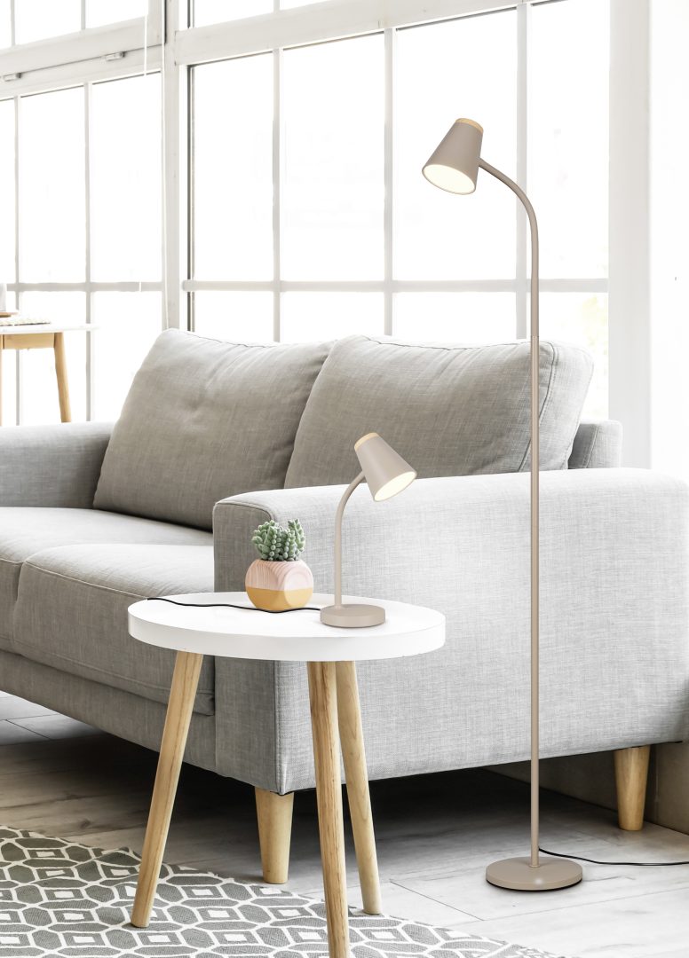 Lámpara de pie Trio Pongo LED warm beige 3000K 145cm R45831143 - vista 6