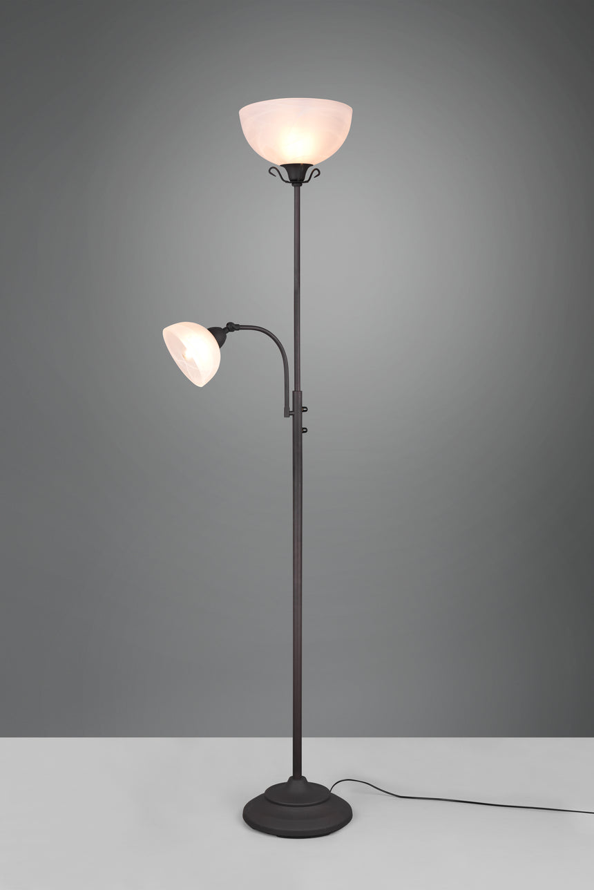 Lámpara de pie Trio Country LED rusty 3000K 184cm R46322024