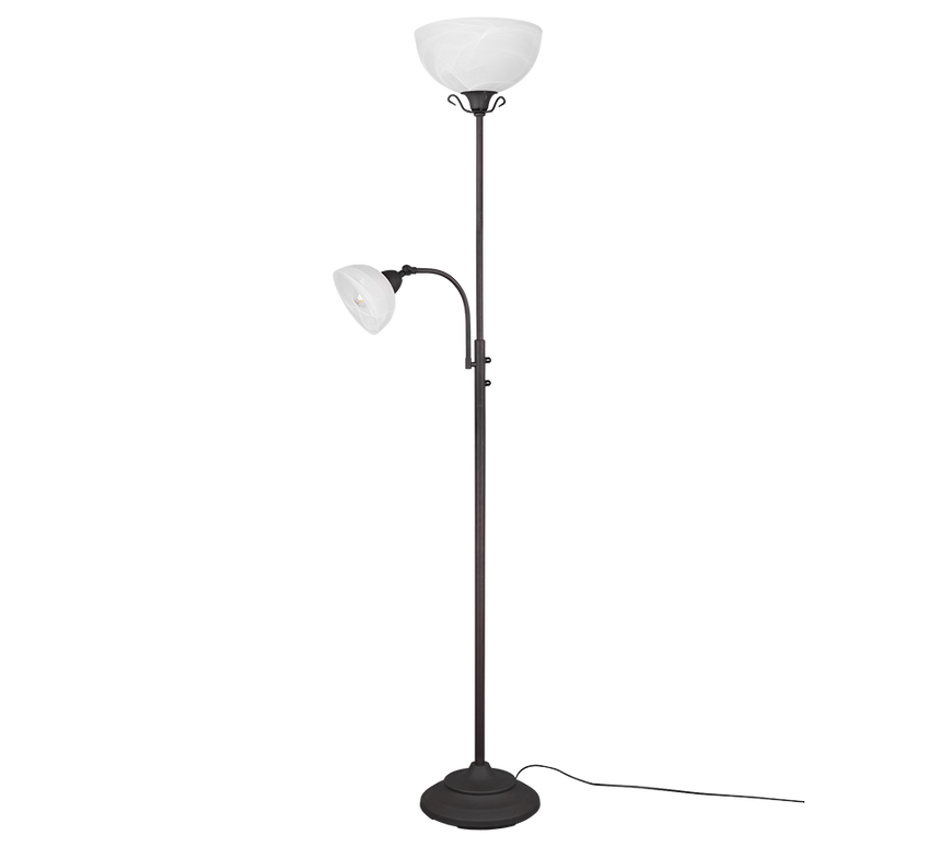 Lámpara de pie Trio Country LED rusty 3000K 184cm R46322024