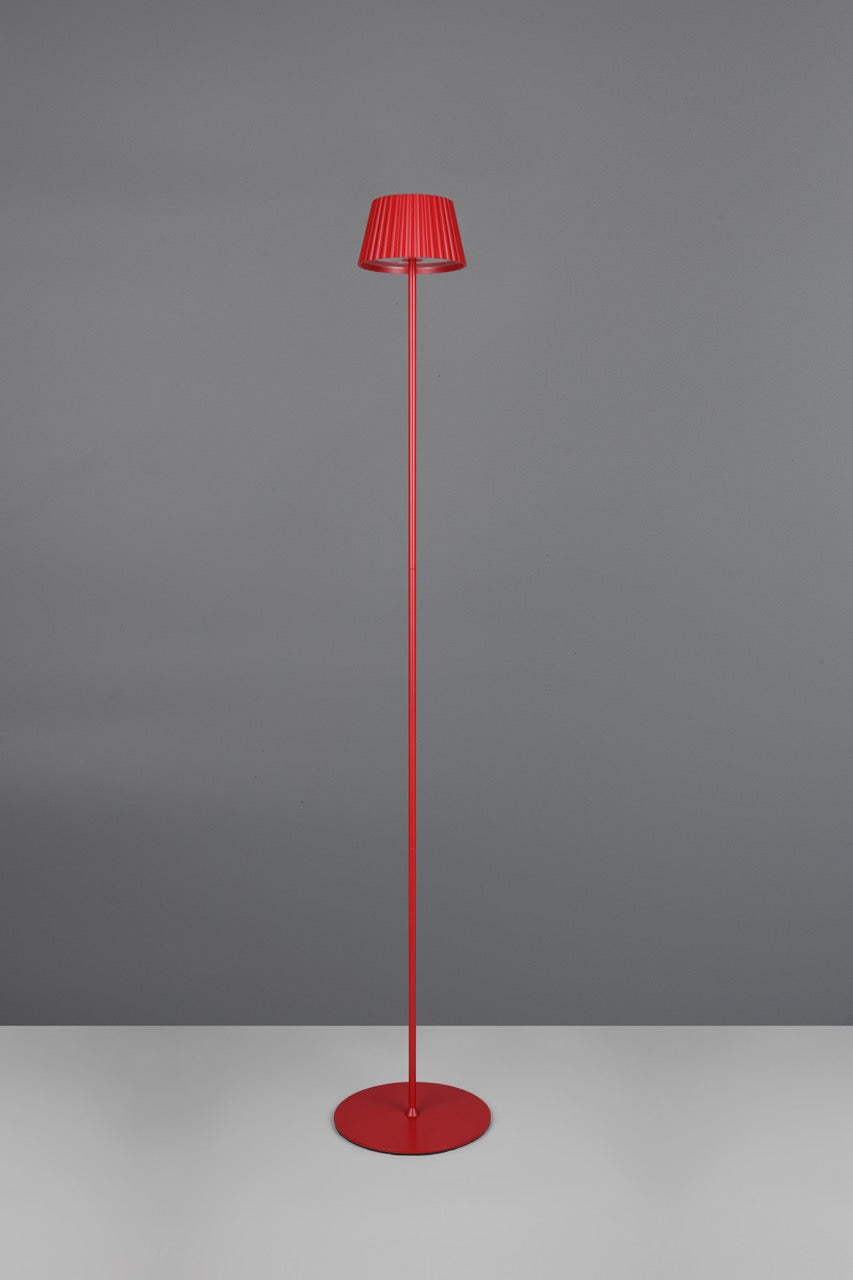 Trio Suarez Portable and Rechargeable LED Floor Lamp Red R47706110