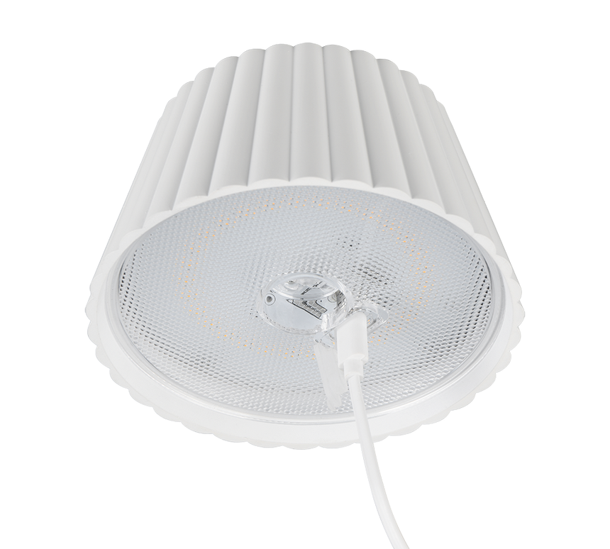 Lámpara de pie de exterior Trio Suarez LED portátil blanco mate 3000K táctil IP44 R47706131 - vista 4