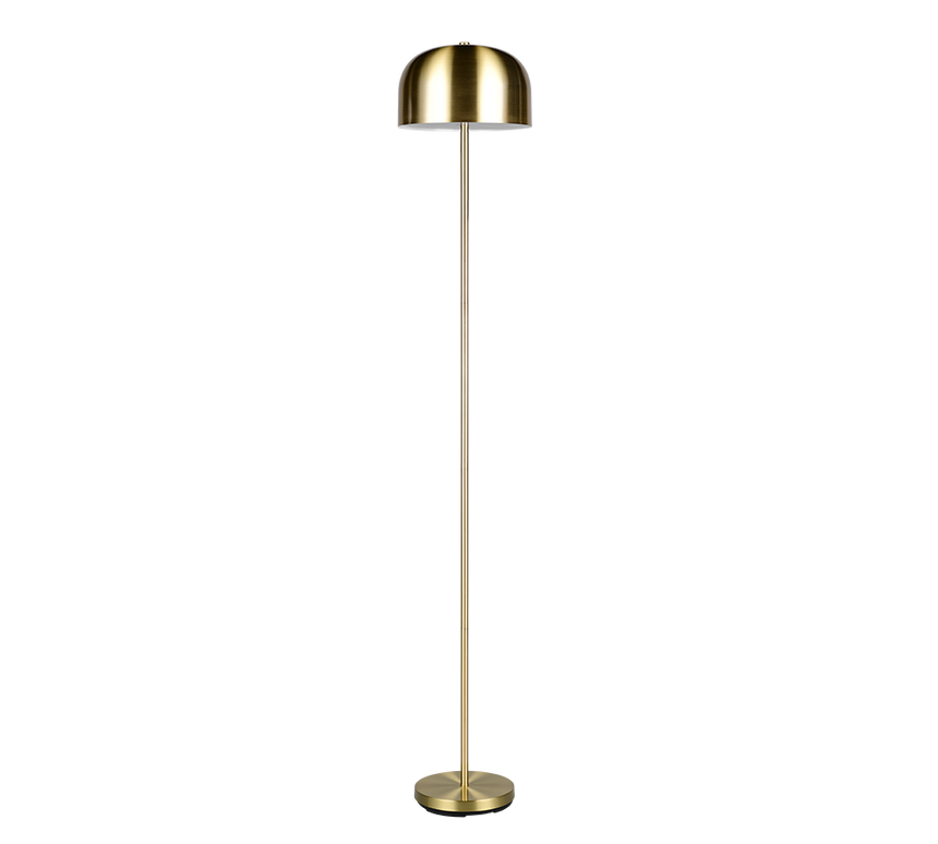 Lámpara de pie Trio Jeff LED latón mate táctil 3000K 147cm R49151108