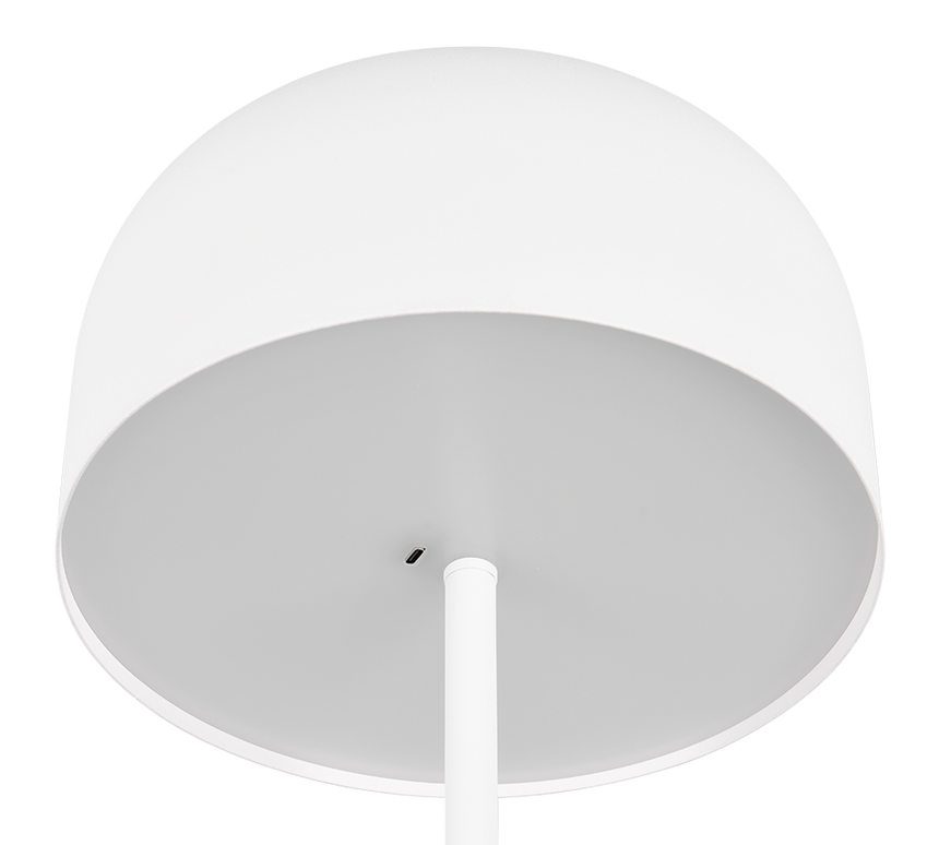 Lámpara de pie Trio Jeff LED blanco mate táctil 3000K 147cm R49151131
