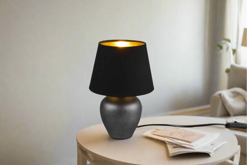 Trio Abby Sobremesa de cerámica níquel antiguo R50601002