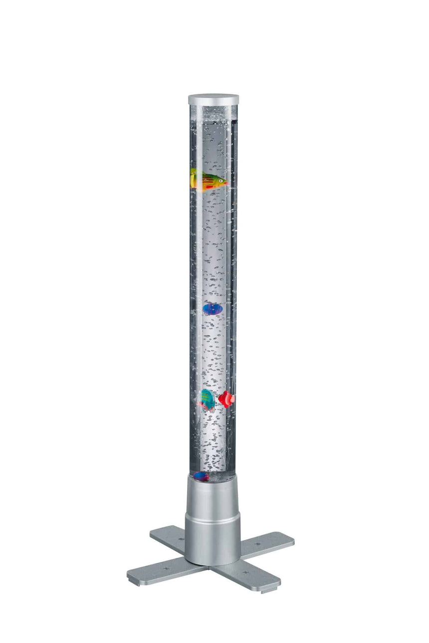 Lámpara de sobremesa grande Trio Motion LED titán 3000K 61cm R50711187