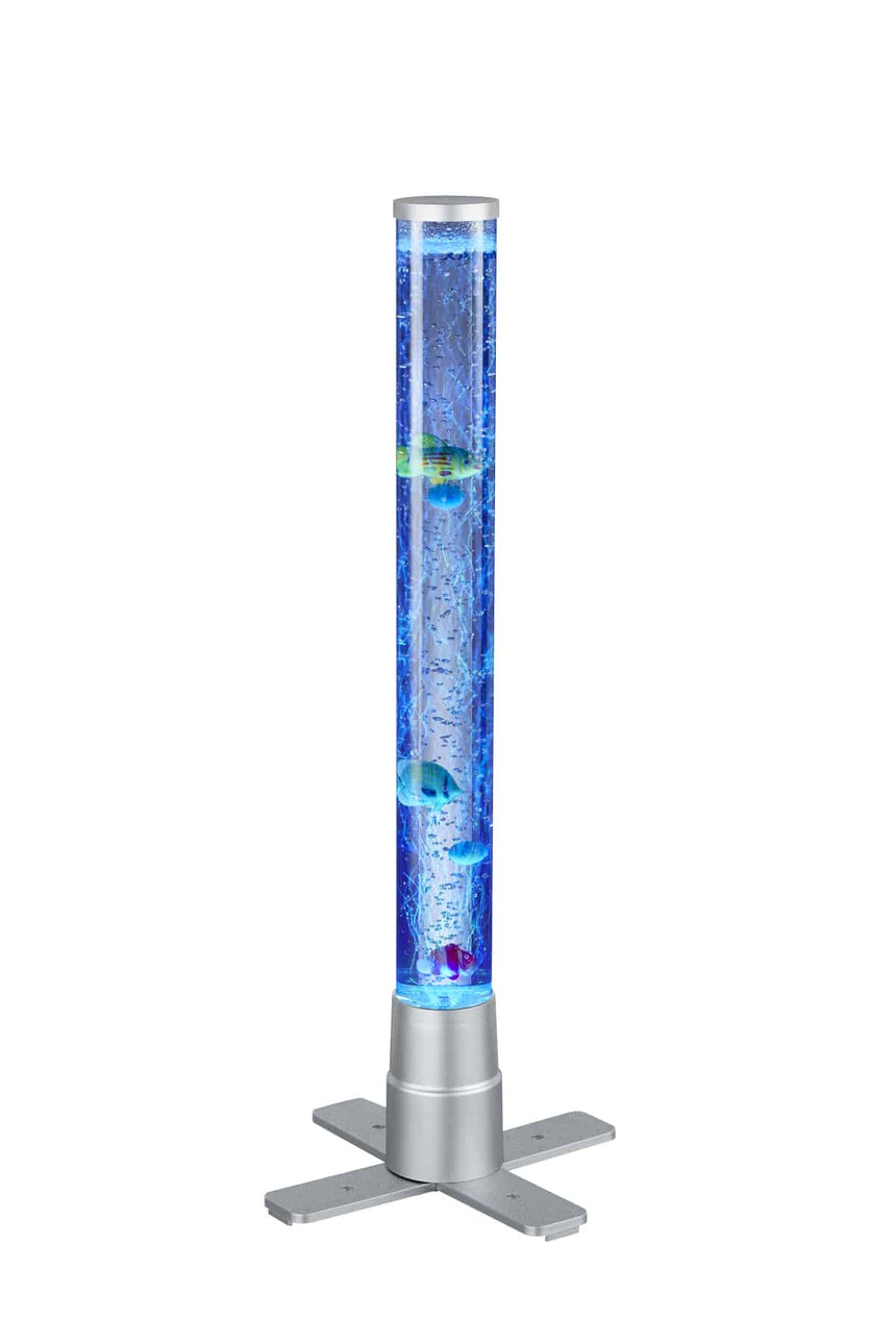 Lámpara de sobremesa grande Trio Motion LED titán 3000K 61cm R50711187