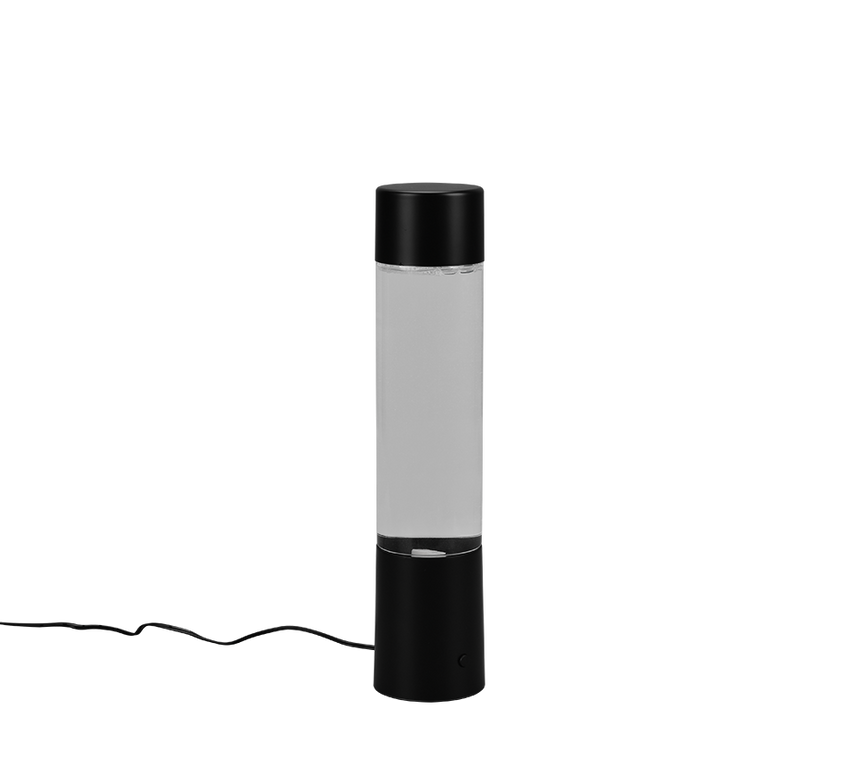 Lámpara de sobremesa Trio Tornado LED negro mate 34cm R50751032