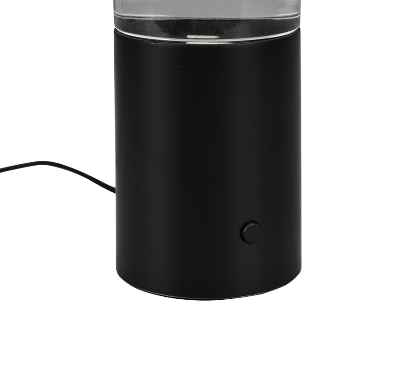 Lámpara de sobremesa Trio Tornado LED negro mate 34cm R50751032