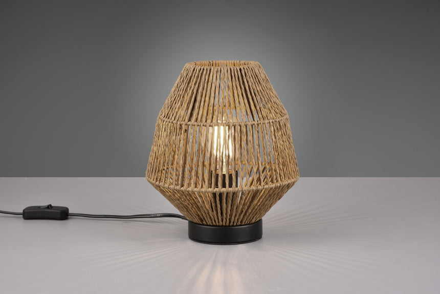 Lámpara de sobremesa Trio Miki LED brown 2700K R51101026