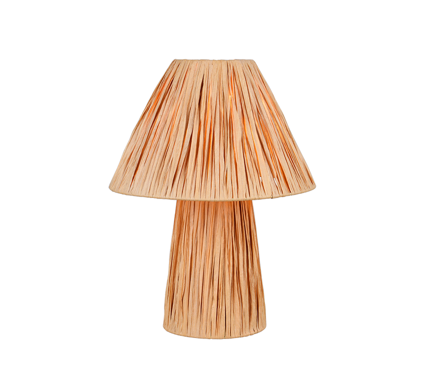 Lámpara de sobremesa Trio Anea LED natural finish 2700K 31cm R51752036