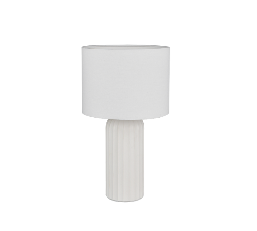 Lámpara de sobremesa Trio Blair LED blanco mate 2700K 36cm R51811931
