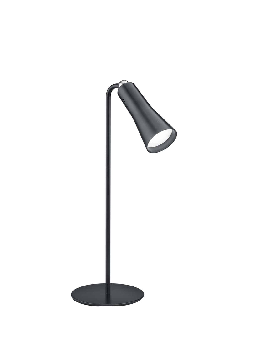 Trio Maxi Lámpara de mesa exterior portátil LED negro R52121132