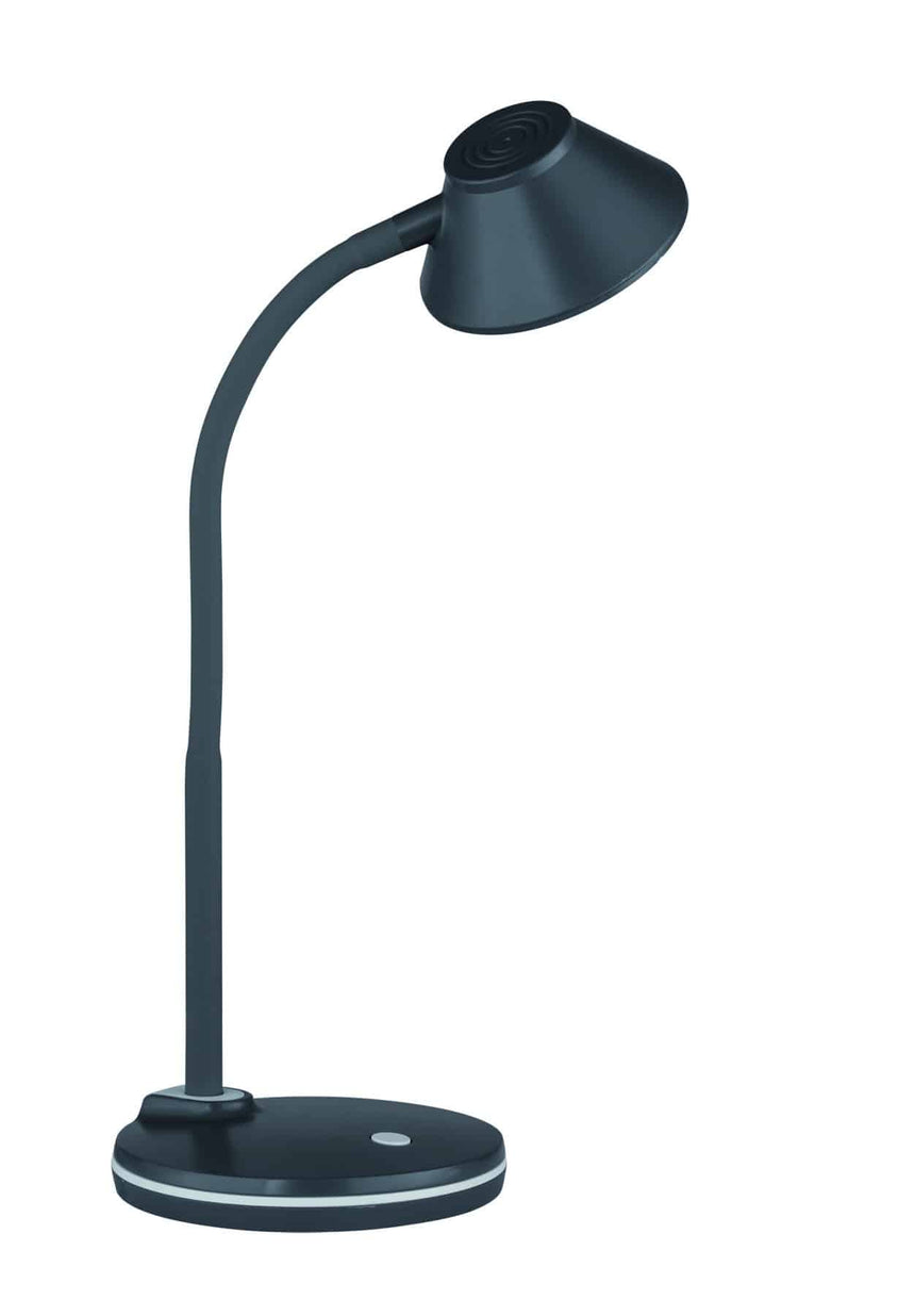 Trio Berry Titanium Plastic LED Table Lamp R52191187