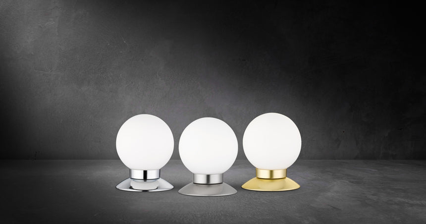Lámpara de sobremesa Trio Princess LED cromo táctil 3000K R52551906