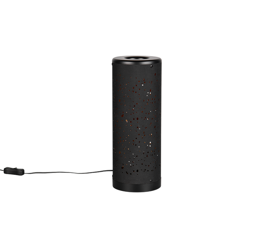 Lámpara de sobremesa Trio Taco LED negro 3000K 34,5cm R52801002