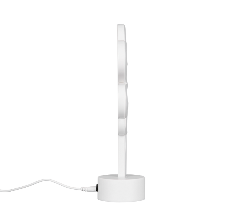 Lámpara de sobremesa Trio Rose LED blanco 31cm R53611101