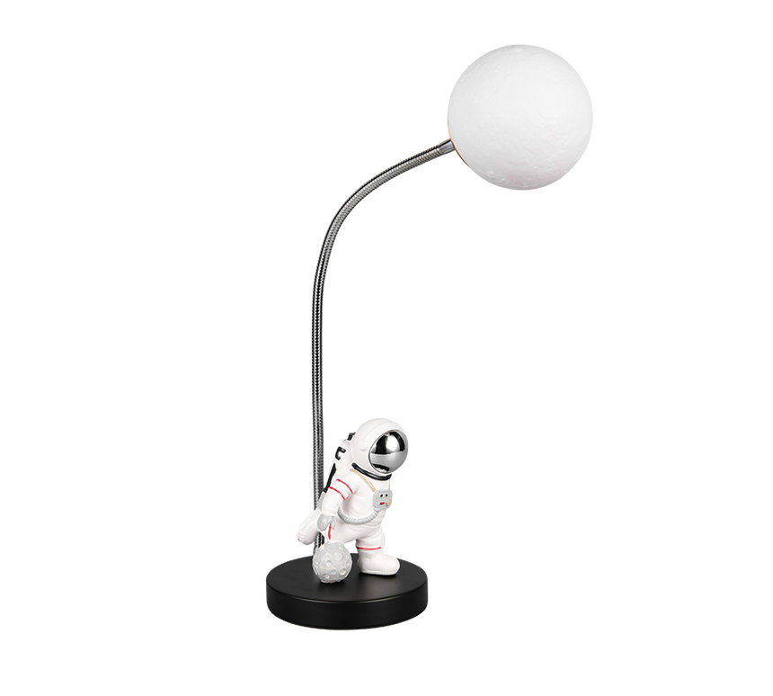 Lámpara de sobremesa Trio Arm LED negro 2700K 44cm R53801102