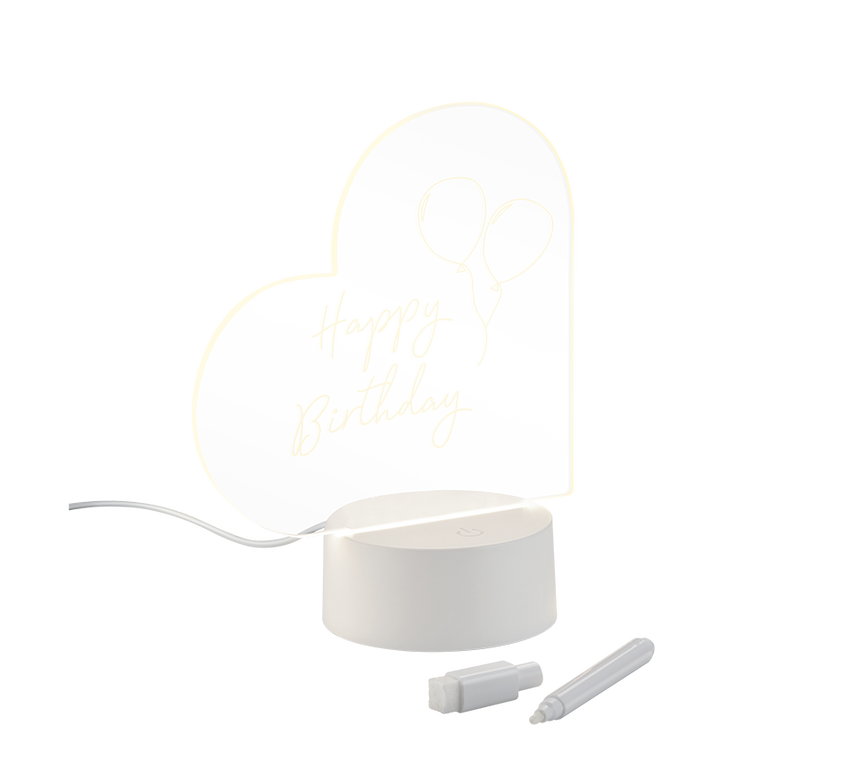 Lámpara de sobremesa Trio Amour LED blanco 3000K R53821101