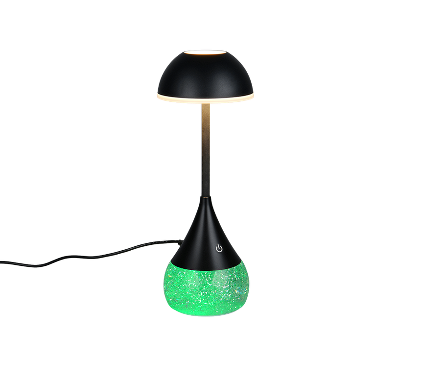 Lámpara de sobremesa Trio Tembo LED negro R53851102