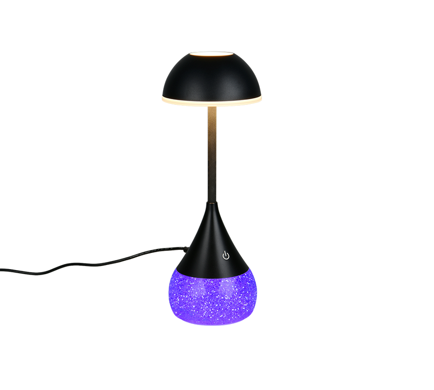 Lámpara de sobremesa Trio Tembo LED negro R53851102