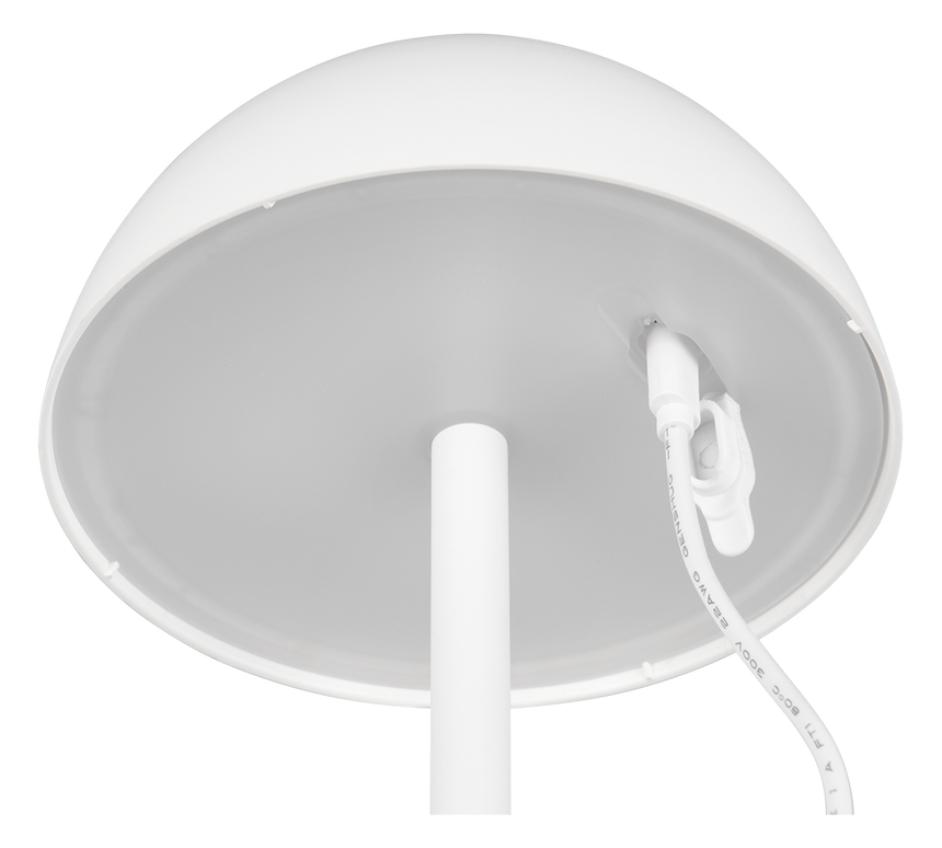 Lámpara de sobremesa de exterior Trio Ricardo LED portátil blanco mate 3000K IP54 R54106131 - vista 5