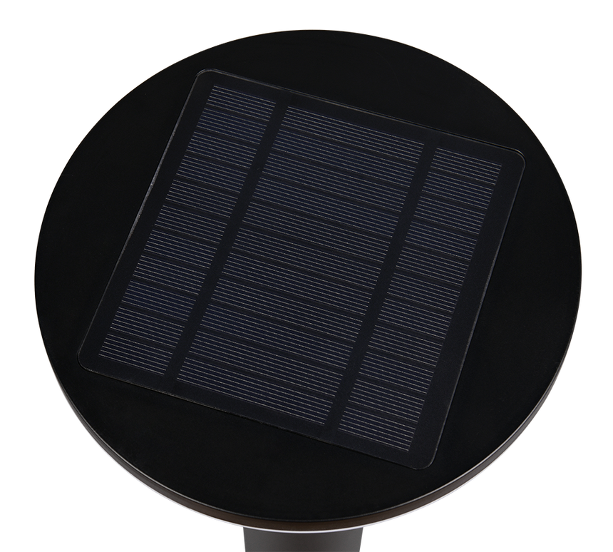 Baliza de exterior Trio Gorda LED negro mate solar 4000K IP44 50cm R54676132