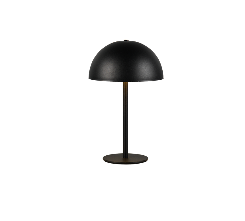 Lámpara de sobremesa Trio Munoz LED negro mate táctil 3000K R54891132