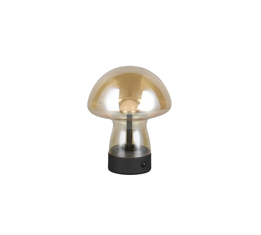 Lámpara de sobremesa Trio Dooley LED amber-colored táctil 3000K R54981113