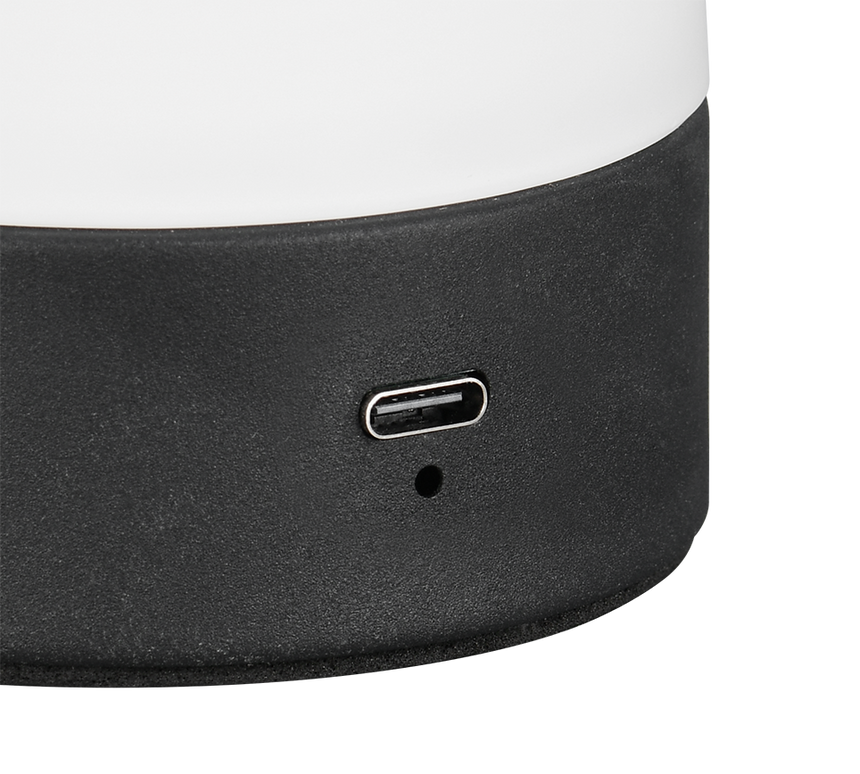 Lámpara de sobremesa Trio Dooley LED blanco mate táctil 3000K R54981131