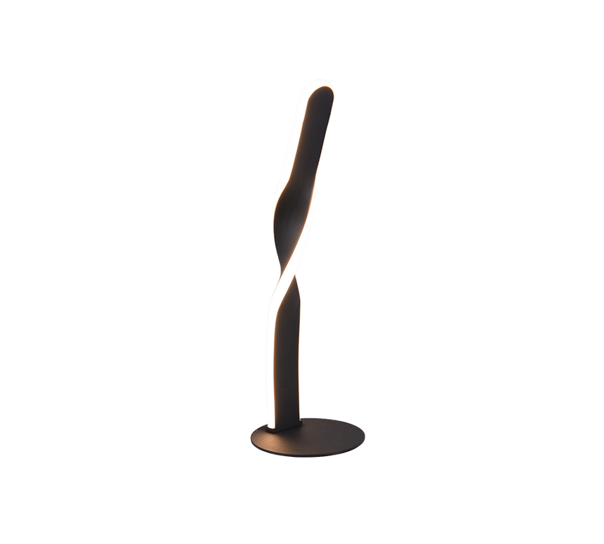 Lámpara de sobremesa Trio Ginko LED negro mate 3000K 40,5cm R55791132 - vista 5