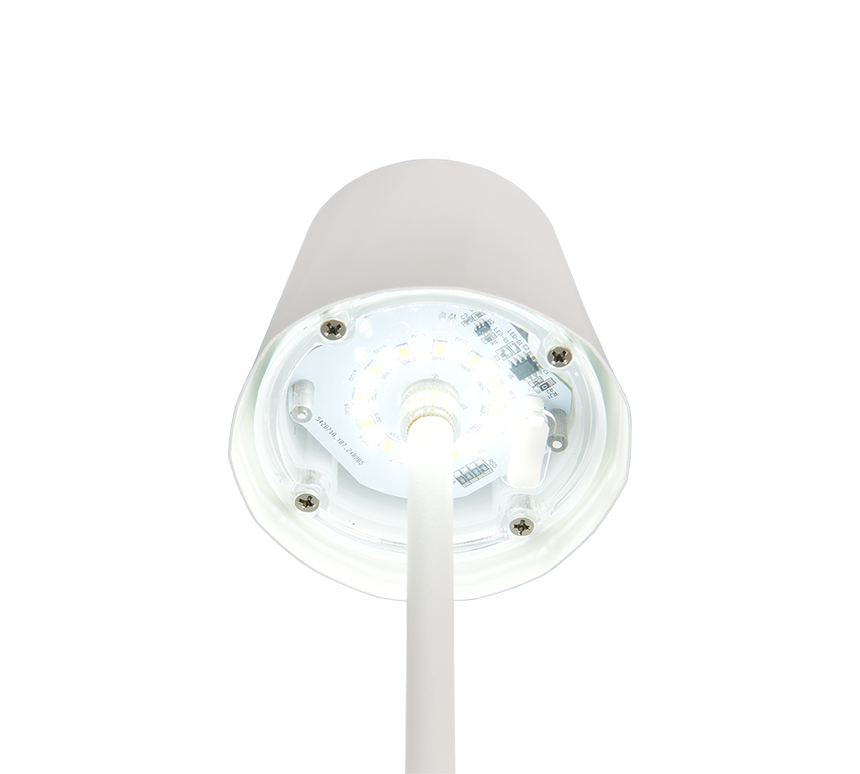 Lámpara de sobremesa Trio Diaz LED blanco mate táctil CCT IP44 R55961131