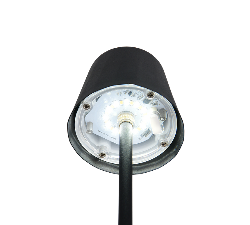 Lámpara de sobremesa Trio Diaz LED negro mate táctil CCT IP44 R55961132
