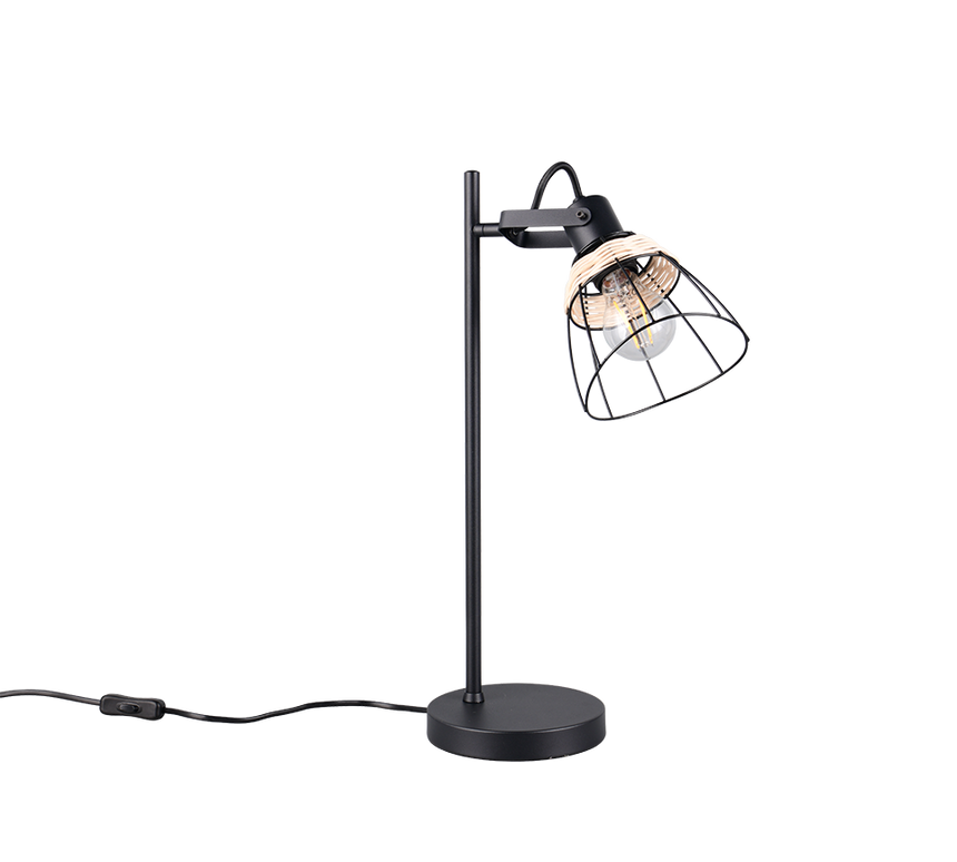 Lámpara de sobremesa Trio Jerome LED negro mate 2700K 50cm R56231032