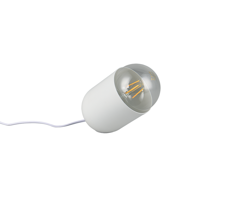 Lámpara de sobremesa Trio Nara LED blanco mate 2700K R56311031