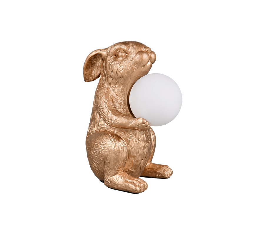 Lámpara de sobremesa Trio Rabbit LED gold-colored 3000K R56511079