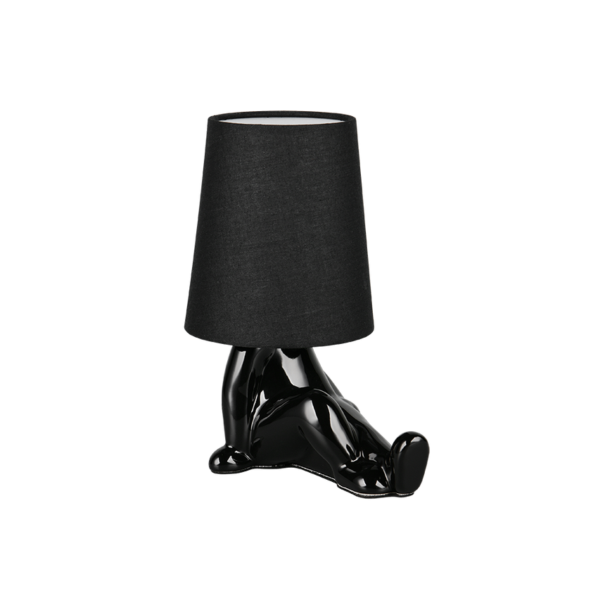 Lámpara de sobremesa Trio Huma LED negro 2700K R56531002