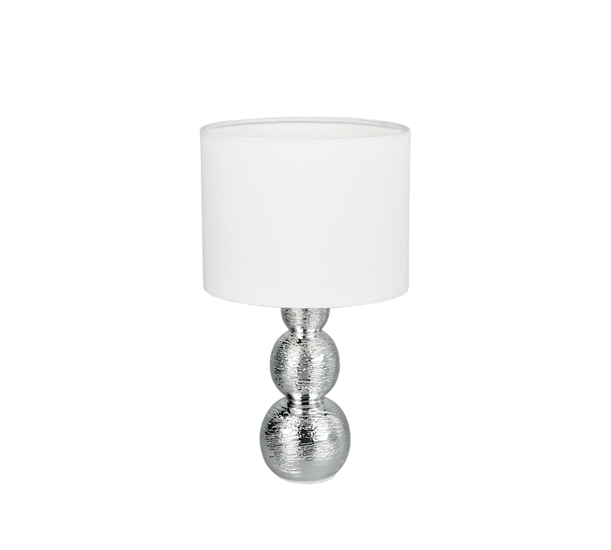 Lámpara de sobremesa Trio Lova LED silberfarbig 2700K R56541089