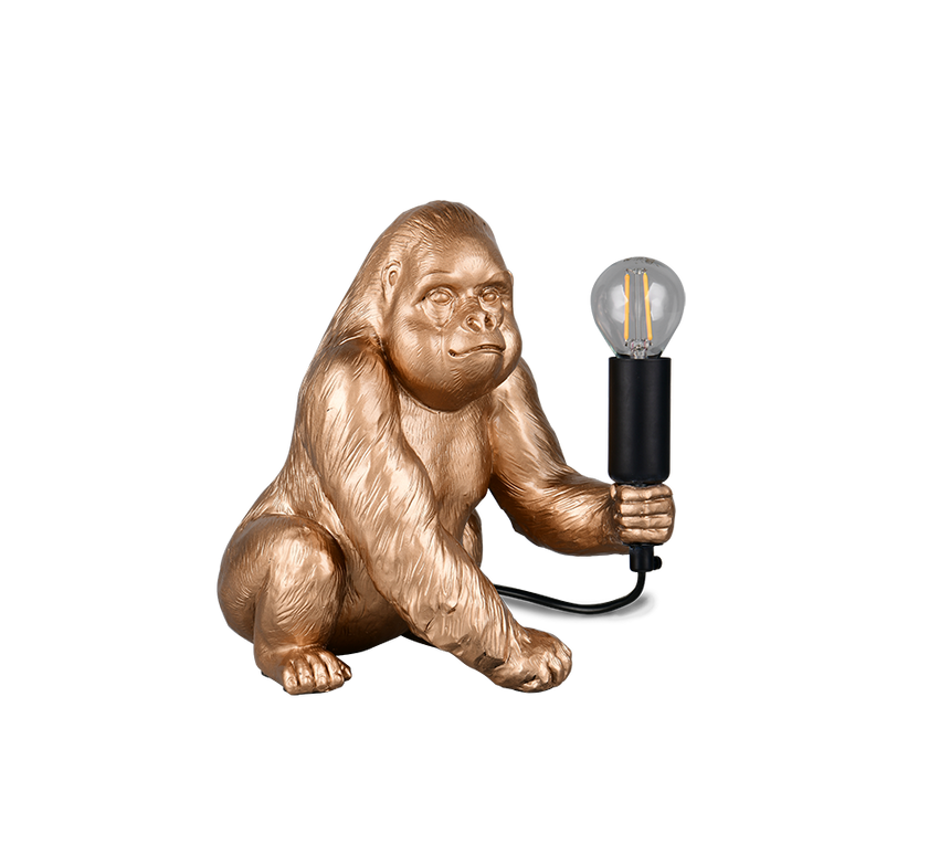 Lámpara de sobremesa Trio Kong LED gold-colored 2700K R56611079